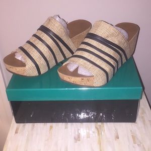 Chocolat Blu Wedge Sandal